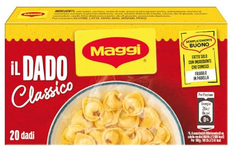 MAGGI Dado Classico preparato per Brodo, 20 dadi 200g