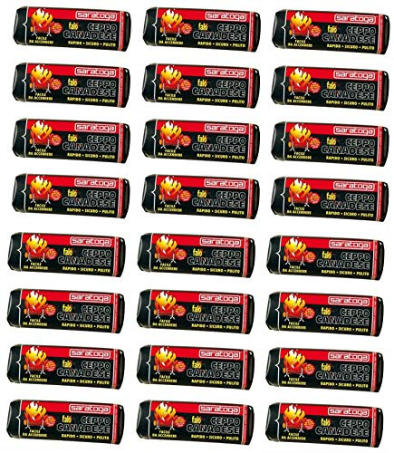 TRONCHETTO SARATOGA GR 1100 STOK 24 PZ ACCENDIFUOCO CEPPO CAMINO STUFA