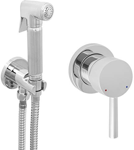 Welfenstein Unterputz Bidet Set BS06 Spraybrause Bidetbrause Intimdusche Hygienedusche