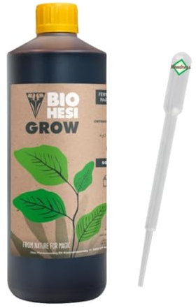 Weedness Hesi Bio Grow 1 Liter Wachstumsphase - Grow Dünger Naturdünger Zimmerpflanzen Flüssig Organischer