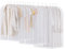 16 Stück Kleidersack Kleiderhüllen Lang 60 x 120/100/80cm, Transparent Hochwertiger Kleidersäcke mit Reißverschluss, für Anzüge, Kleider, Mäntel, Jacken, Hemden, Kleidung Aufbewahrung Organisation