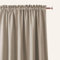ROOM99 Vorhang mit Kräuselband Aura 140 x 300 cm Breite x Höhe Schiebegardinen Deko Modern Curtain Gardine Wohnzimmer Schlafzimmer Beige, 1 Stück