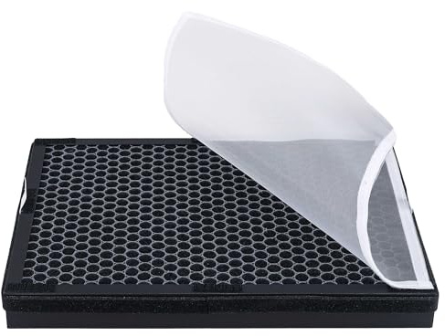 vhbw Luftfilter kompatibel med Tefal XD6220F0 luftrenare – kombifilter aktivt kol allergi