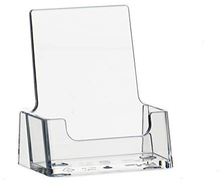 TAYMAR 10 Stück Visitenkartenhalter im Hochformat, transparent