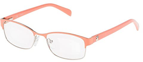 Tous S0350794 Montura de Gafas VTK008490S87 para Infantiles, Plateado, 49 mm