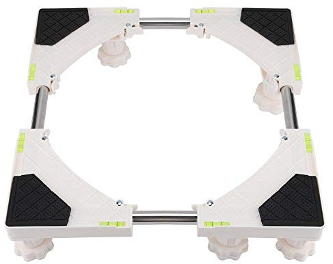 Base della Lavatrice Base Regolabile per lavatrice e asciugatrice Robusto 4 o 8 Piedi Ruote Telescopiche Base Mobile Regolabile Per Grandi Elettrodomestici Asciugatrice, Macchina e Frigorifero(8 Feet)