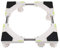 Base della Lavatrice Base Regolabile per lavatrice e asciugatrice Robusto 4 o 8 Piedi Ruote Telescopiche Base Mobile Regolabile Per Grandi Elettrodomestici Asciugatrice, Macchina e Frigorifero(8 Feet)