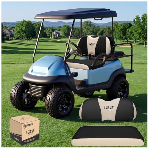 10L0L Housses de Siège de Golf, Lavable en Polyester, Tissu en Maille de Polyester pour Voitures, électriques Club Car DS & Precedent, EZGO TXT & RXV