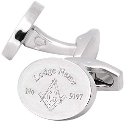 Boutons de manchette gravés personnalisables en argent - - boîte de luxe