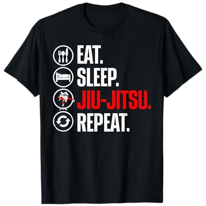 Funny Jiu Jitsu Design for Men Women Kids Martial Arts Lover T-Shirt Small