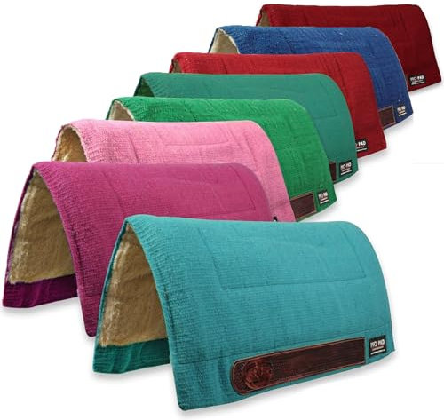 Silla de montar Western Silver Horse PRO-Pad Basic, suave y resistente, indispensable para proteger al caballo de traumas y choques excesivos, Sobrio y elegante (verde claro)
