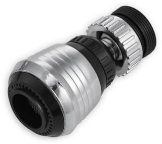 PARENCE Embout Aérateur de Robinet 360° - Économie d'Eau et Flexibilité Maximale - Compatible avec la majorité des systèmes - 2 modes Gorgeur cuisine salle de bain)