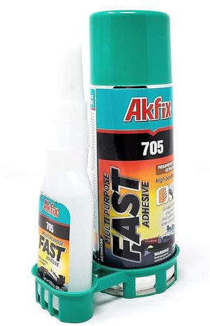 Sekundenkleber mit Sprüh-Aktivator. Superkleber mit Klebebeschleuniger. Profi Alleskleber mit hoher Haftfestigkeit (100gr Kleber mit 400 ml Spray)