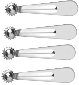 Lot de 4 éplucheurs de tomates et fraises en acier inoxydable - Accessoires de cuisine pratiques pour une préparation efficace des fruits, fraises et tomates