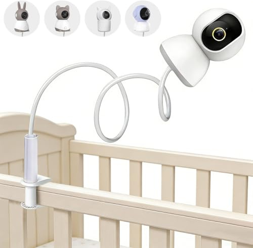 BXUUXA Soporte Camara Vigilancia Bebe,Ajustable Soporte Universal para Camara Vigilancia Bebe con Tornillo 1/4 Compatible Camara Baby 1T,Baby 4 y Otros Mayoría de Monitor Bebes Soporte Vigilabebés