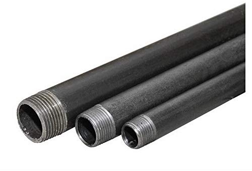 KNM - Temperguss Gewindefittings Schwarz 1/2 x 100 cm