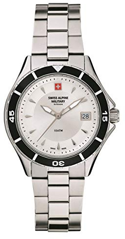 Swiss Alpine Military Damen Uhr Analog Quarz 7740.1132SAM Edelstahl