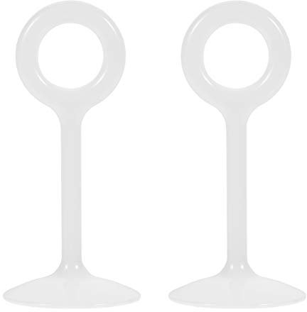 HEMOTON 2Pcs Slag pressing rod Manual Foam Pitcher frother wand Hand Pump Frother Coffee Foam Pitcher manual Soybean Milk Machine Supplies handheld plastic milk frother white