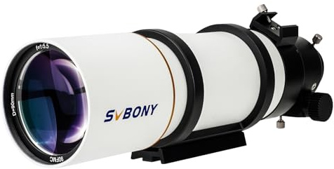 SVBONY SV48P Telescope, 90mm Aperture F5.5 Refractor OTA for Adults Beginners, Telescope for Adults & Beginner Astronomers, Telescopes for Deep Sky Astrophotography and Visual Astronomy