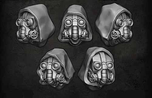 Green Stuff World für Modelle und Miniaturen Tech Monks Heads S162