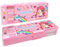 Pop up Multifunktions Mäppchen Federmäppchen für Jungen und Mädchen, Niedliches Cartoon Muster, mit Bleistiftspitzer, Whiteboard, bestes Geburtstagsgeschenk (Rosa)