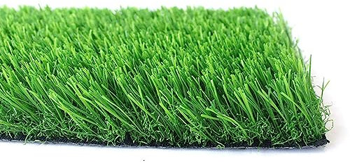Outdoor Rasenteppich für Balkon, Premium Kunstrasen, Rasen für Terrasse & Garten, Kunstrasen Teppich für Terrasse und Freizeit (0.6x18m/2x59Feet)