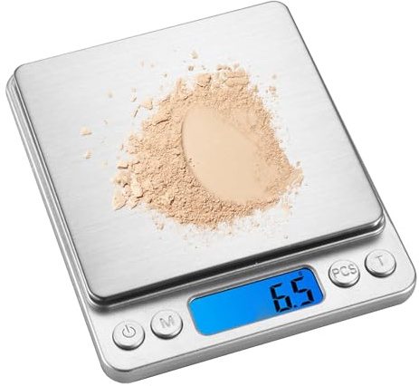 Báscula cocina alimentos,Báscula joyería alta precisión 3 kg | Báscula conteo electrónica acero inoxidable, precisión 0.01g, báscula laboratorio digital Tongfeng