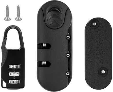 2 Pcs Serrure de Sécurité pour Valise, Combinaison de Code de Mot de Passe à 3 Chiffres Serrure à Mot de Passe pour Bagages cadenas valise avion pour Voyager en Sécurité Facilité de Réglage du Code