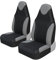 QILINGS Auto Sitzbezüge Für VW Für Up Front Bucket Style Autositzbezüge Universal Für Autos LKWs SUV Sitzschutz Sitzbezüge Auto(2Piece Gray)