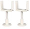 Emiif 2PCS Radiator Support Feet - Adjustable Height Vintage Aesthetic White Aluminum Radiator Bracket Compatible with a Wide Range of Radiator(Adjustable 46-50 cm)