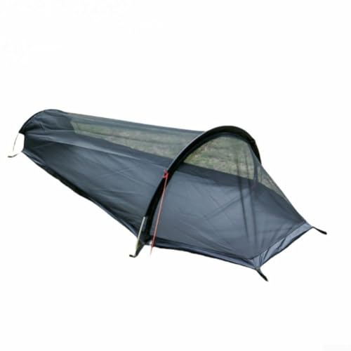 Tienda de campaña ultraligera para 1 persona, refugio de lona impermeable con postes de aluminio, malla transpirable para senderismo, mochileros, tienda de campaña de un solo piso para todas las