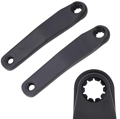 Set di manovella per bicicletta elettrica, 170 mm, in alluminio, ISIS Drive per Bosch per motore centrale BAFANG, manovella sinistra e destra, 10 denti, coppia (For-ISIS)