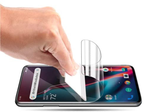 British Modules Clear Coat Screen Protector Compatible with Samsung Galaxy A22 5G Self Healing Self Adhering HydroGel Film Cover Soft Gel Shield [Bubble Free] [Scratch Resistant]