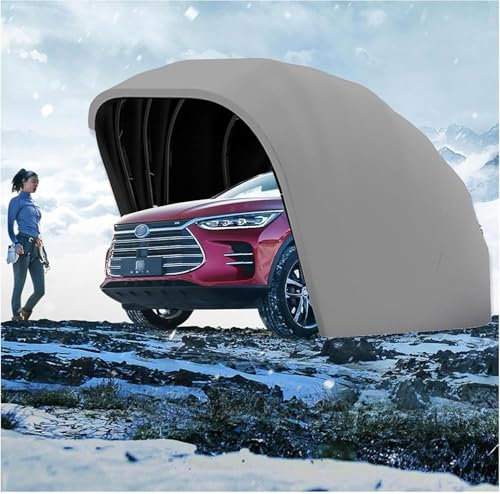Cochera plegable y retráctil, semiautomática, para varios modelos, de acero inoxidable, para invierno, impermeable, anti-UV, resistente a la nieve