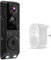 Smart Video Doorbell Camera, Wireless Indoor/Outdoor Surveillance Cam, Motion Detection, Live View, Night Vision, Doorbell Receiver Included, 2-Way Audio, Night Vision, Cloud Storage, 2.4G WiFi only