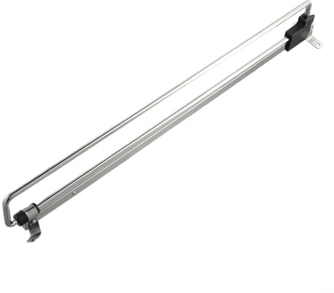 Extending Pull Out Clothes Hanger Rail Rack Storage Holder Organizer with Heavy Duty Sliding Bars for Wardrobes and Cabinets (16 Inch)