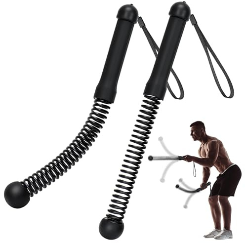 Upgrade Weighted Ropeless Battle Ropes, 2PCS Cordless Battle Rope for Home Gym, Strength, Quiet Portable Training Rope, Workout Ropes Versatile Fitness Equipment for Men Women