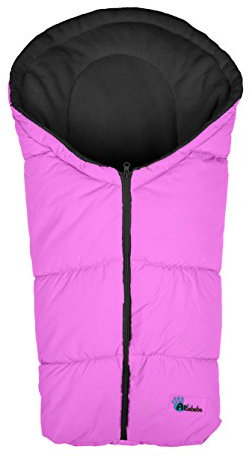 Altabebe AL2006 - 37 Winterfußsack Active Kollektion für Babyschale und Car Seat, Gruppe 0+, pink- schwarz