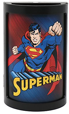 Party Animal NLSM DC Comics LED Night Light, 5 x 3, Superman