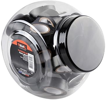 Velox Motodak Lenkerband/Tape Klebeband Kunststoff Schwarz 20mm (Plastader/Plasto) (Döschen x30)