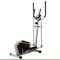 HAMMER 4129 Crosstrainer CT3, kompakt und platzsparend, Smartphone- und Tablethalterung für Multimedia-Unterhaltung, Cardiogerät mit Handpulssensoren, einfache Bedienung, max. Gewichtsbelastung 100 kg