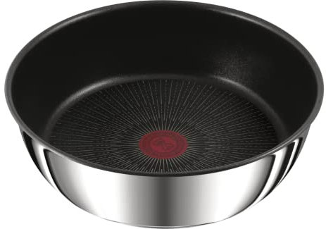 Tefal Ingenio Sauteuse 24 cm, Induction, Revêtement antiadhésif, Acier inoxydable, Gain de place, Indicateur de température, Fabriqué en France, Preference L9733502