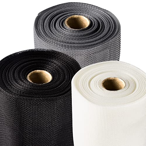Stahlia Insektsnät svart bredd: 100 cm insektsnät balkongdörr insektsnät fönster insektsskydd metervara insektsnät dörr fönster flugnät myggnät glasfibertyg