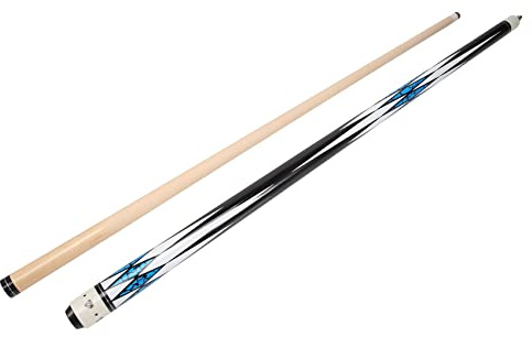 Queue de billard en bois d'érable - 145 cm - Pour joueurs de billard professionnels - Bleu