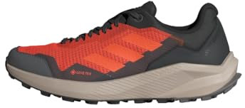 adidas Herren Terrex Rider Gore-TEX Trail Running Shoes Trailrunning-Schuhe, Orange/Orange/Core Black, 42 2/3 EU