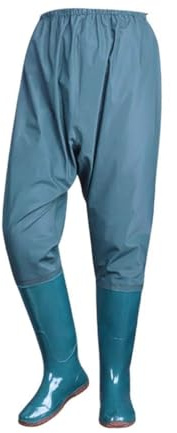Harilla Fishing Hip Waders Hunting Men's Women's Waders with Elastic Waistband, Green, 38