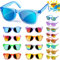 Kiimiipa 8 Stück Kinder Sonnenbrille, Partybrillen, Party Gadgets für 2-12+ Jahre (8)