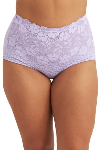 Miss Mary of Sweden Jacquard & Lace Formande Trosgördel med Hög Midja 50 Lavendel
