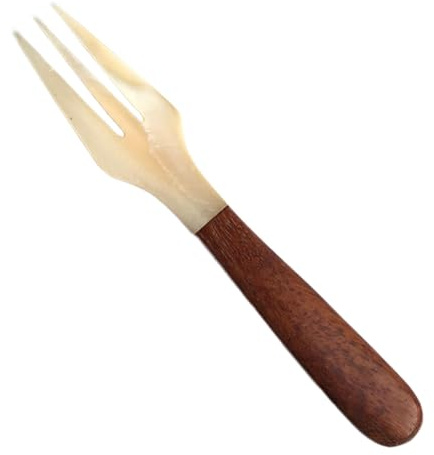 Cucchiaio per caviale, forchetta e cucchiaio con manico in legno, forchetta a conchiglia, forchetta da frutta, forchetta da dessert, cucchiai da cucina, cucchiaio in madreperla per uova, , caffè