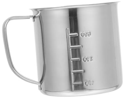 OKUMEYR Stainless Steel Measuring Cup Scale Medicament Cooking Cup Capacity Corrosion Resistance Lab Tool